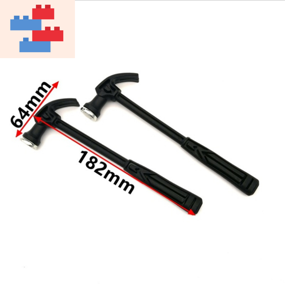 Búa đa năng hỗ trợ lắp ráp, dài 18cm, ngang 6.5cm, hỗ trợ lắp các mảnh ghép chắc chắn hơn.