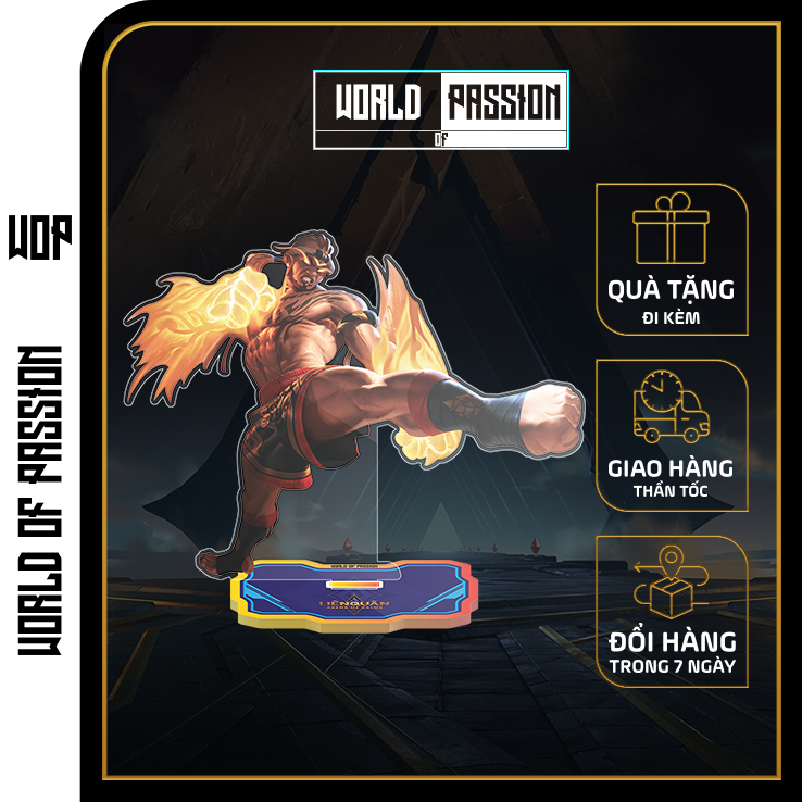 Mô Hình Nhân Vật Raz Chiến Thần Muay Thái Trong Game Liên Quân Mobile