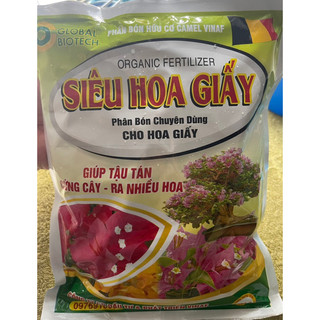 Phân bón chuyên dùng cho hoa Giấy túi 700g - Phân bón hữu cơ Siêu Hoa giấy
