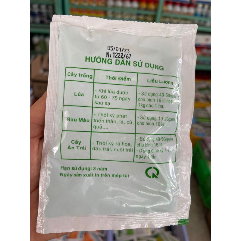 Kali 7.5.44 Bo- gói 100g-cứng cây, chắc hạt, chống đỗ gãy