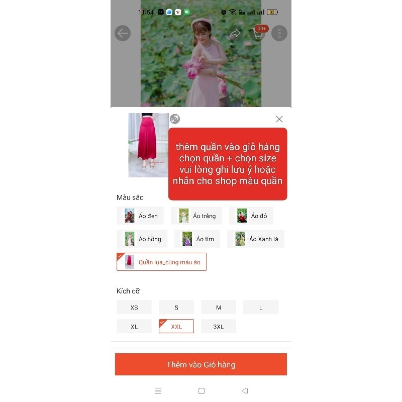 Áo dài yếm chụp ảnh sen_