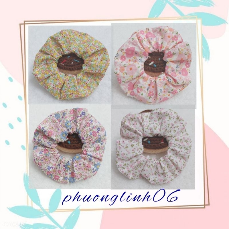Dây Cột Tóc Bằng Vải Srunchies Phuonglinh06
