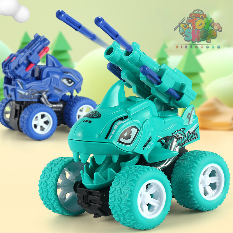 Xe Đồ Chơi Xe Tăng Cá Mập Biến Hình Động Cơ Quán Tính
