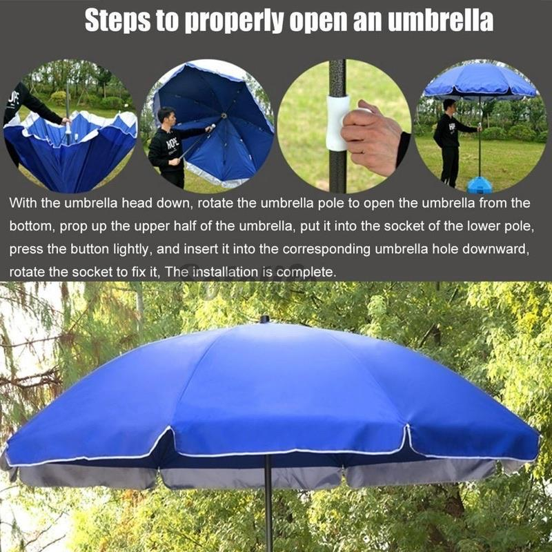 2.2M Ô Dù Vuông Mái Nghiêng-Vải bạt cao cấp-Che Mưa Che Nắng Ngoài Trời Chống Thấm