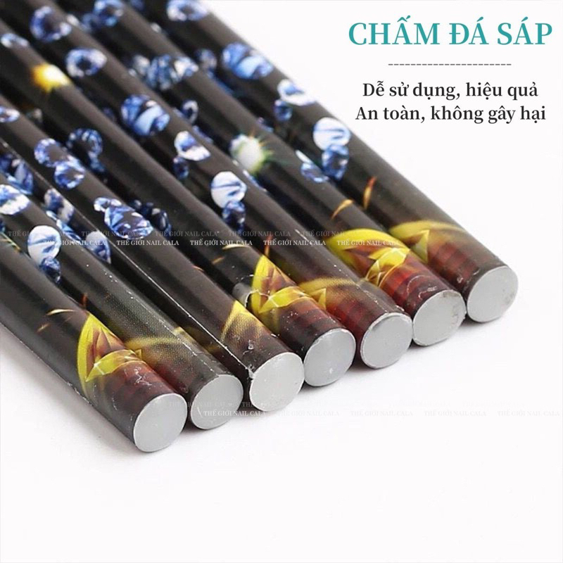 Sáp chấm đá - bút đính đá nail chuyên dụng- chấm đá sáp