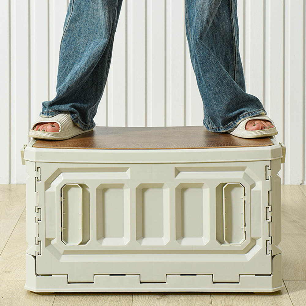 Thùng Đựng Đồ Gấp Gọn Kiêm Làm Mặt Bàn Mang Đi Du Lịch Dã Ngoại