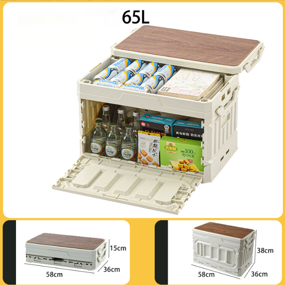 Thùng Đựng Đồ Gấp Gọn Kiêm Làm Mặt Bàn Mang Đi Du Lịch Dã Ngoại