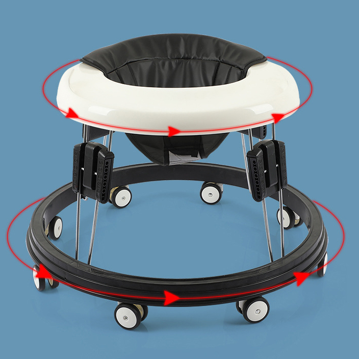 Xe tập đi cho bé - Xe tròn tập đi - Kiêm xe ăn dặm điều chỉnh nhiều chế độ cao thấp.