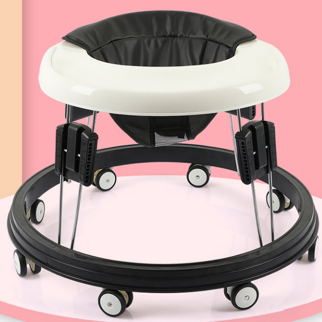 Xe tập đi cho bé - Xe tròn tập đi - Kiêm xe ăn dặm điều chỉnh nhiều chế độ cao thấp.