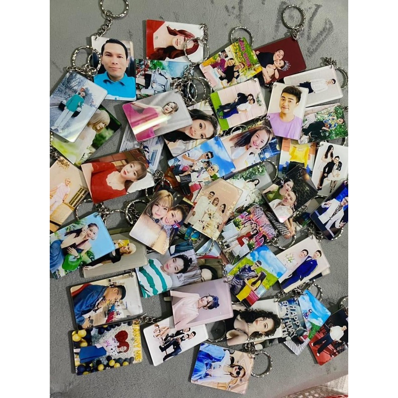 Móc khóa mica in 2 mặt theo yêu cầu