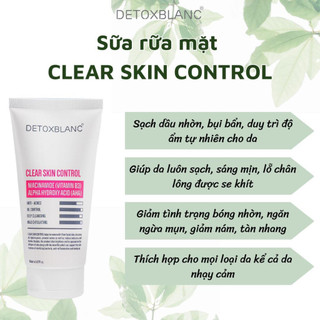 [Chính hãng]Sữa rửa mặt sinh học detox blanc 150ml [detoxblanc.vietmycosmetic]