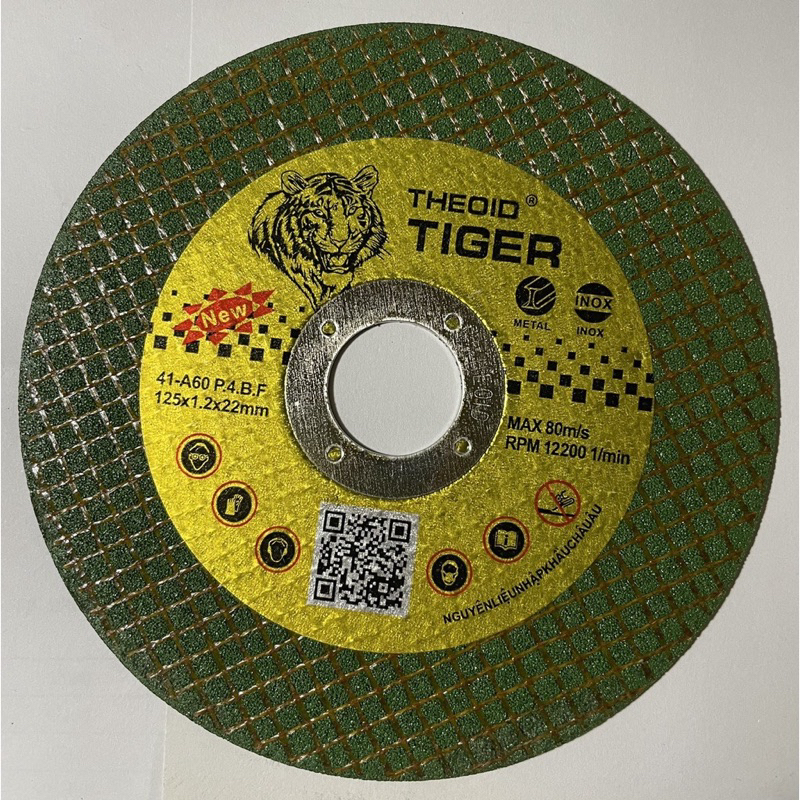 Đá cắt sắt,inox theoid tiger 1t2 (125x1.2x22mm)