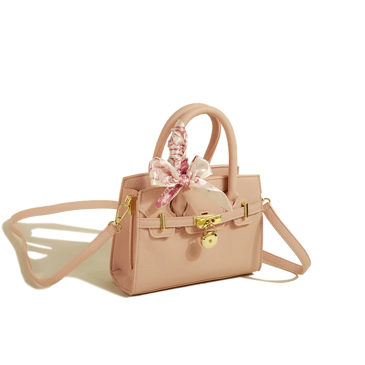 🌸Hàng Order🌸 Túi Xách Muzi&kai Chính Hãng Hình Da Chần Gắn Khoá Quai Xách Quấn Nơ Quai Da Đeo Nữ Tính 🌸Hàng Quảng Châu