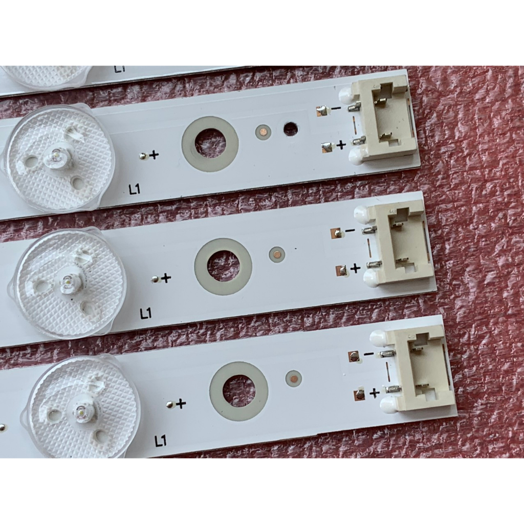 THANH LED TIVI LG49UM7300 49UM7400 49UM7300PTA 49UJ633T HÀNG MỚI 100% BỘ 4 THANH 5 BÓNG + 4 THANH 4 BÓNG MỖI BÓNG 3V