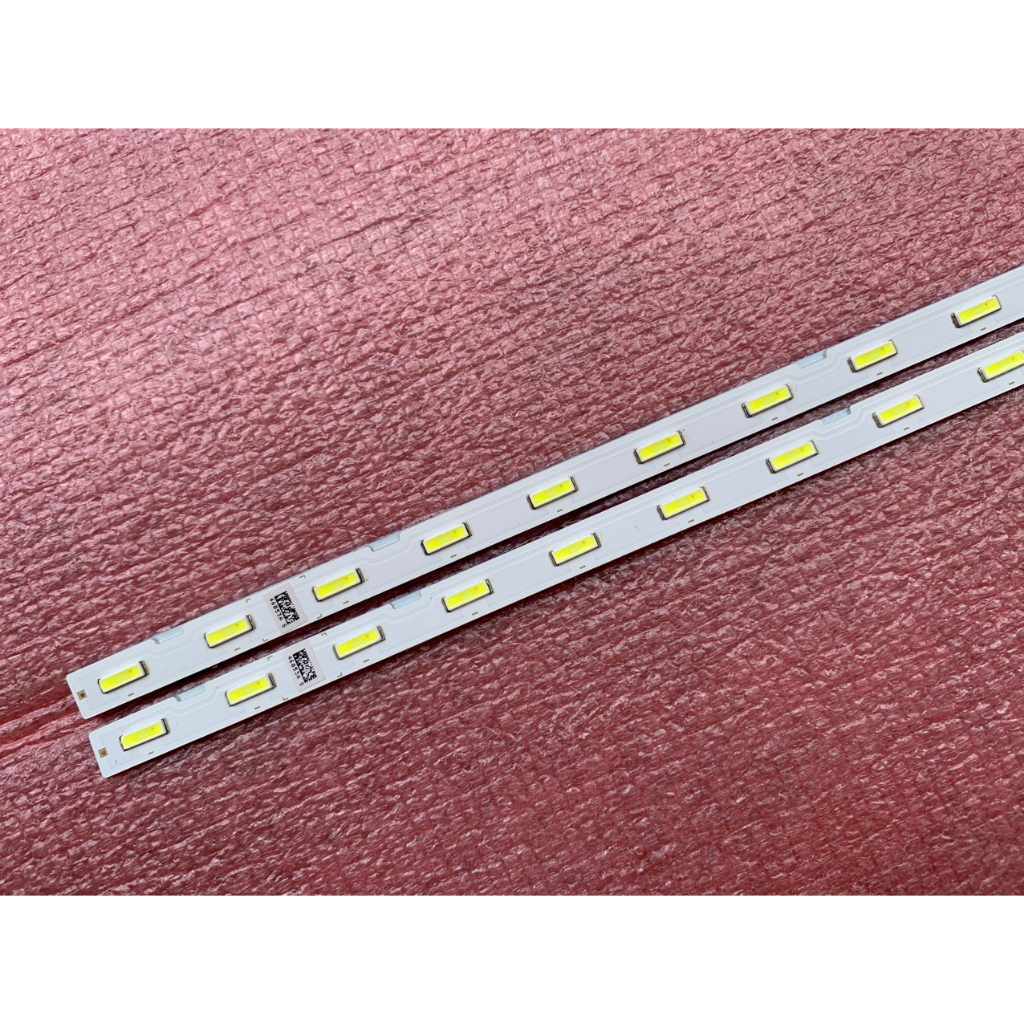 THANH LED TIVI SAMSUNG 43RU7400 HÀNG MỚI 100% BỘ 2 THANH MỖI THANH 28 BÓNG MỖI BÓNG 3V DÀI 46cm.