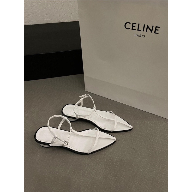Sandal Mũi Nhọn Dây Mảnh Đế 3p New Đi lùi 1 size Sẵn