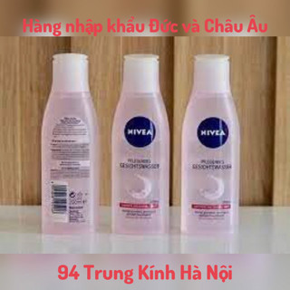 Nước Hoa Hồng Nivea Pflegendes Gesichtswasse Cho Da Khô + Nhạy Cảm 200ml/Chai - xuất xứ Đức