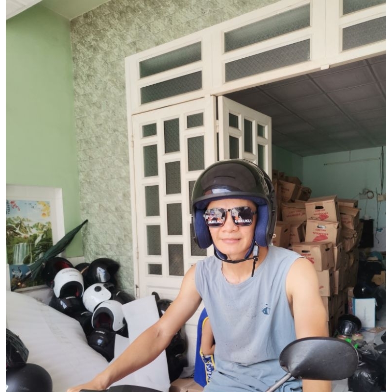 Nón yamaha 3/4 không kính che mặt