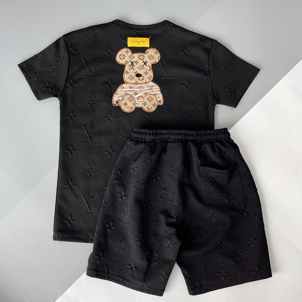 Set Đồ Áo Quần Thun Nam Vải Cotton Cao Cấp In Logo Nổi Nhiều Mẫu Trẻ Trung Thời Trang Theo Xu Hướng