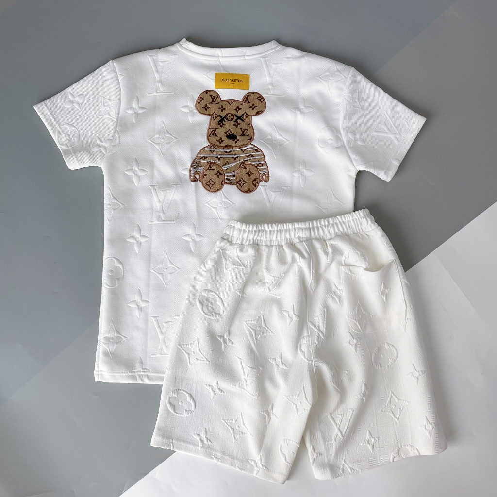 Set Đồ Áo Quần Thun Nam Vải Cotton Cao Cấp In Logo Nổi Nhiều Mẫu Trẻ Trung Thời Trang Theo Xu Hướng
