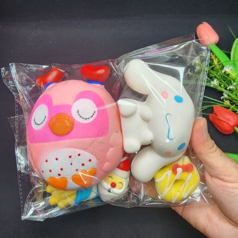 Combo Squishy Hàng Lỗi Nhẹ 10%-20%