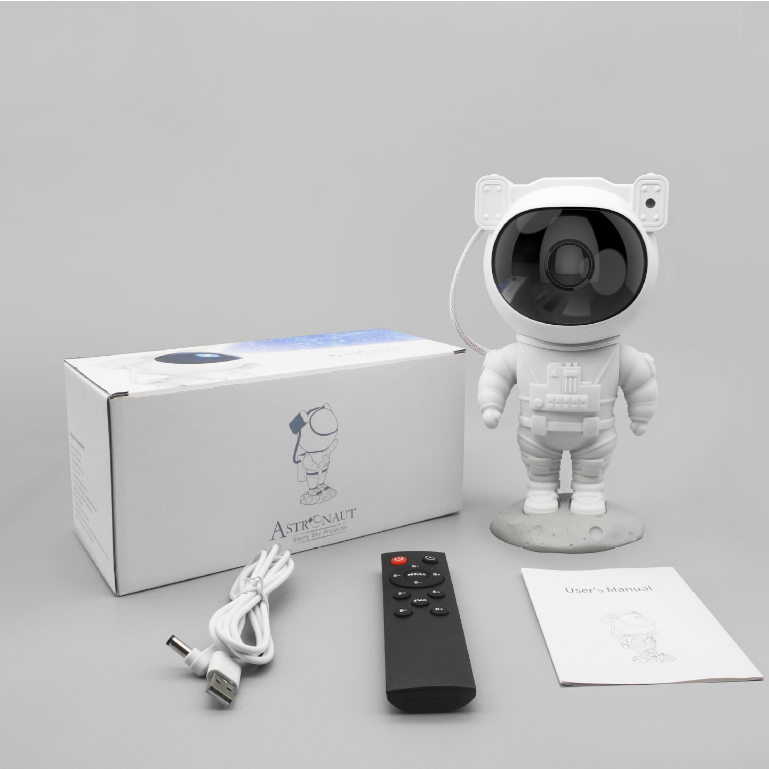 Đèn Phi Hành Gia Galaxy Chiếu Sao Loại Mới Ánh Sáng Chân Thực Dùng Trang Trí Decor Chill Thư Giãn Lỗi 1 Đổi 1