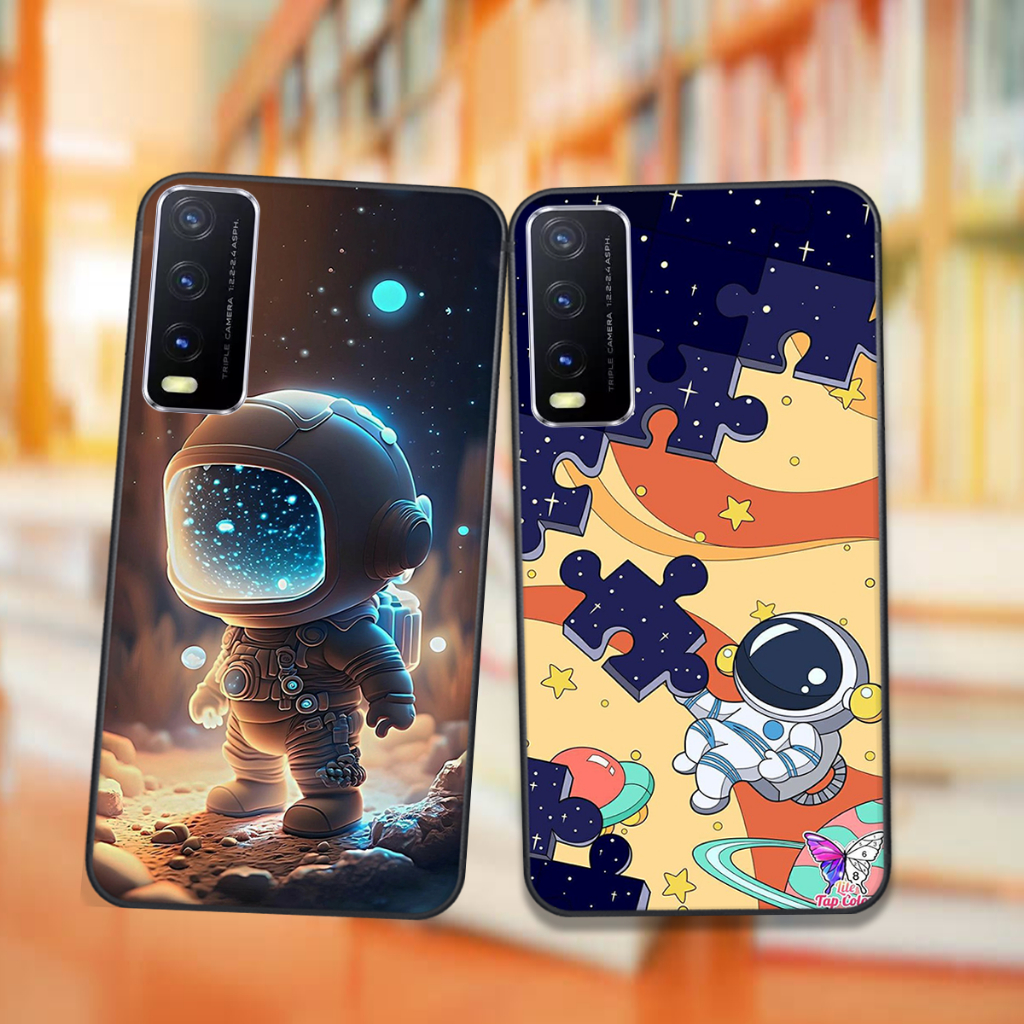 Ốp Vivo Y20 / Y20S / Y12S / V20 in hình họa tiết phi hành gia cute dễ thương đẹp hot trend