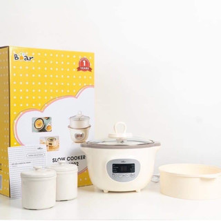Nồi nấu cháo chậm bear 1.6l ninh,hầm,chưng yến