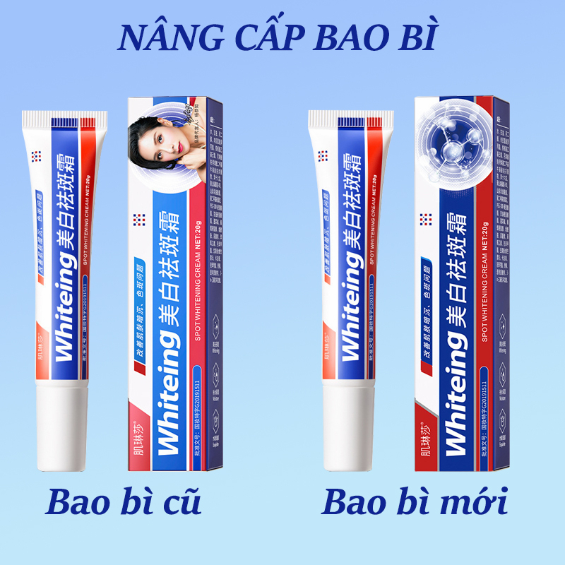 Tinh chất làm trắng sạch tàn nhang 20g Kem trắng da và xóa tàn nhang, Hiệu quả làm mờ thâm nám tàn nhan, Kem nám tàn n