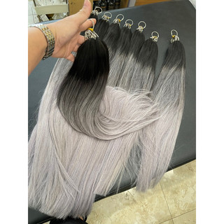 Tóc lông vũ nhuộm sẵn balayage trend 2023-2024(50cm)