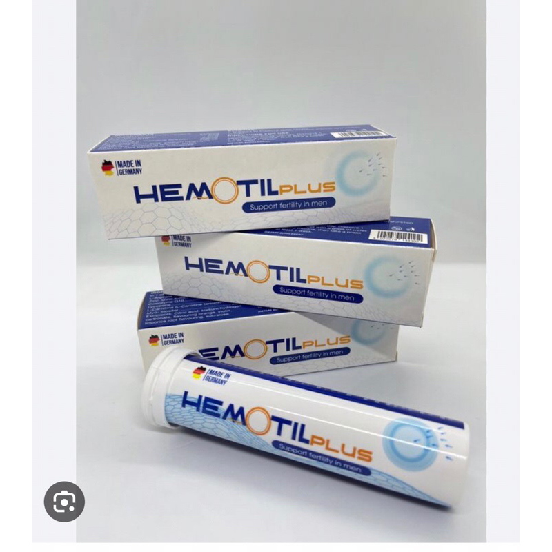 Viên sủi  Hemotil plus hỗ  trợ tăng khả năng  sinh sản cho nam giới tăng chất lượng tinh trùng