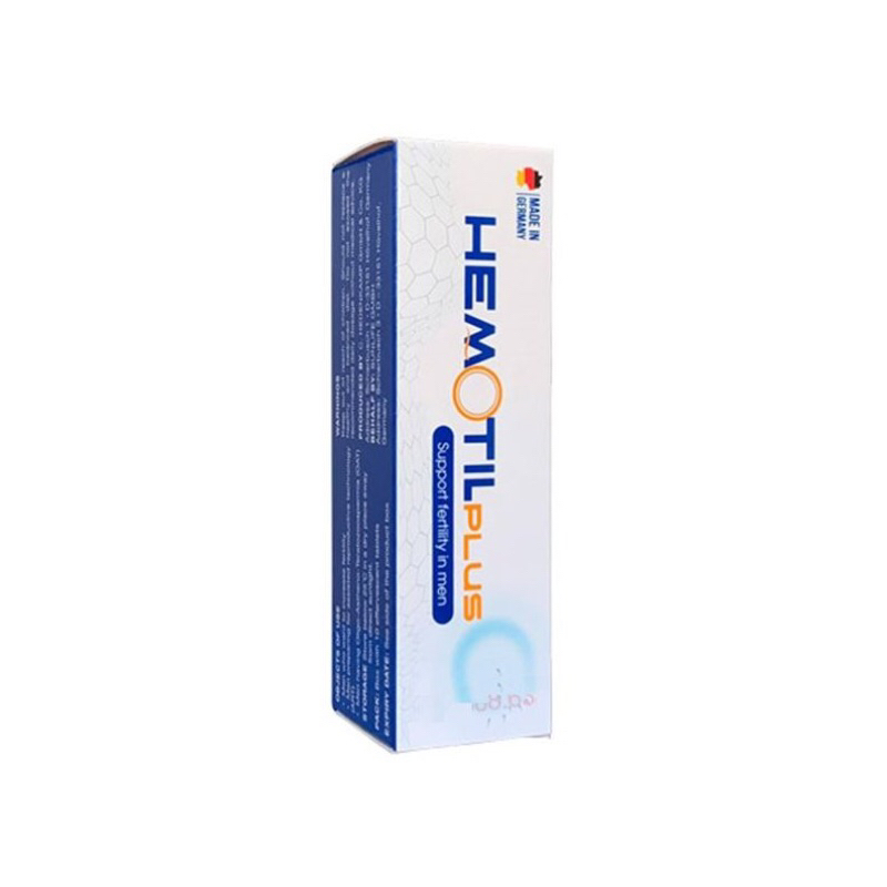 Viên sủi  Hemotil plus hỗ  trợ tăng khả năng  sinh sản cho nam giới tăng chất lượng tinh trùng