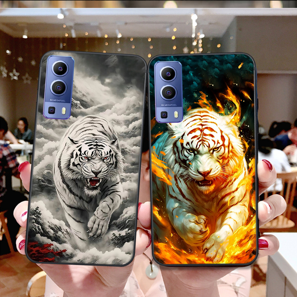 Ốp Vivo Y72 5G / Y51 2020 / Y53S in hình họa tiết rồng hổ 3d đẹp chất hot trend 2023