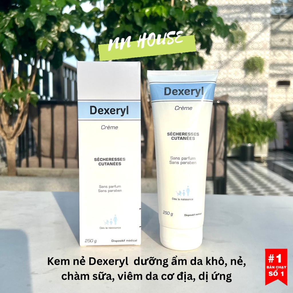 Kem dưỡng ẩm da mặt và body Dexeryl cream skincare cho da khô nẻ, chàm sữa, da cơ địa, kem nẻ glycerol,vaseline kid kids