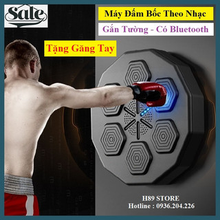  Máy đấm bốc theo nhạc treo tường thông minh có bluetooth - Máy Tập Boxing - Máy đấm boxing thiết bị đấm bốc gắn tường 