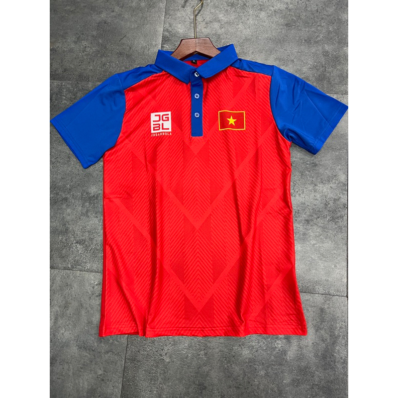 ÁO POLO SEAGAME 32 MÀU ĐỎ