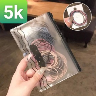 Gói chun tóc 100 dây túi zip