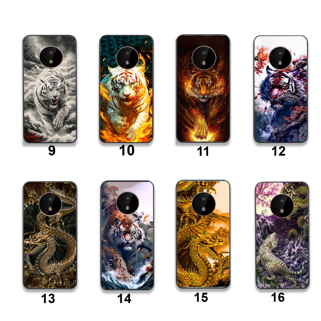 Ốp Nokia G20 / G21 in hình họa tiết rồng hổ 3d đẹp chất hot trend 2023