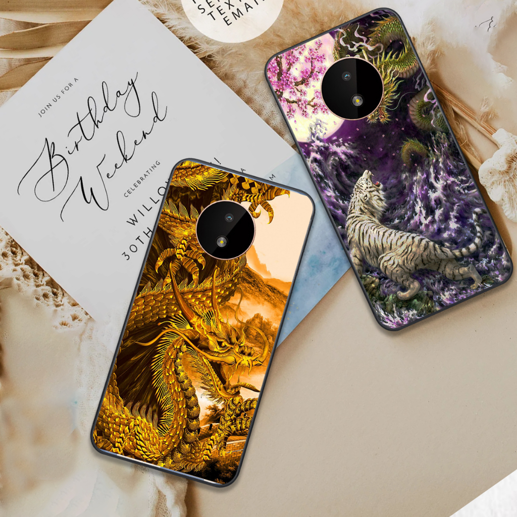 Ốp Nokia G20 / G21 in hình họa tiết rồng hổ 3d đẹp chất hot trend 2023