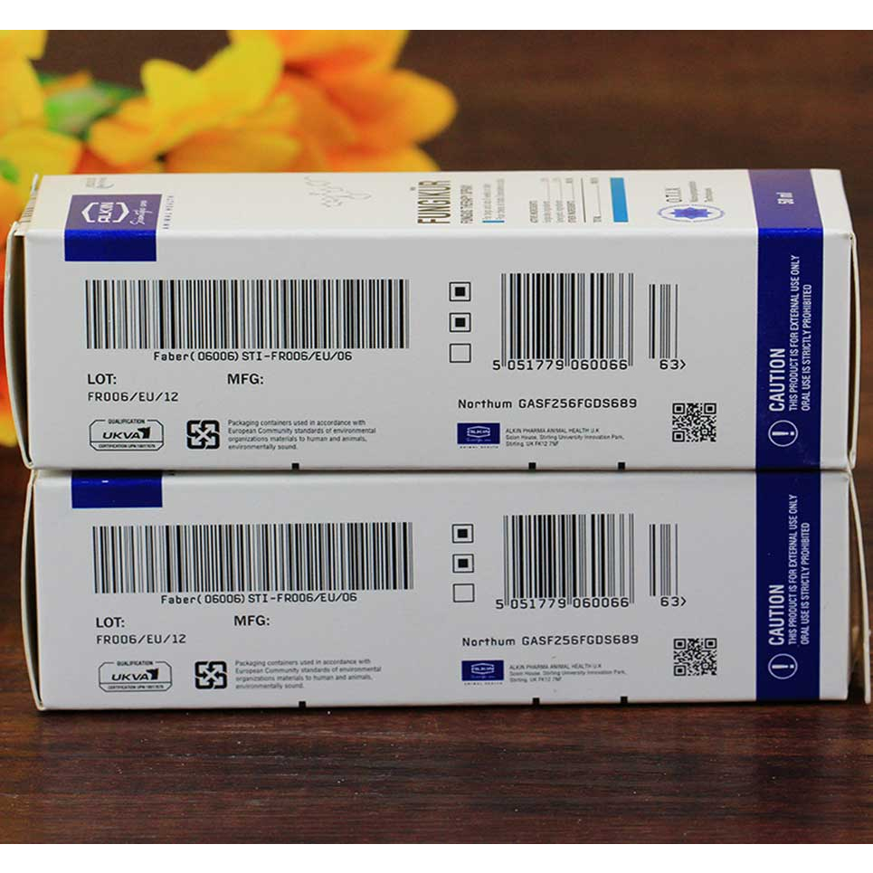 FUNGIKUR - Sản phẩm phun diệt nấm ngoài da dành cho chó mèo trên 8 tuần tuổi
