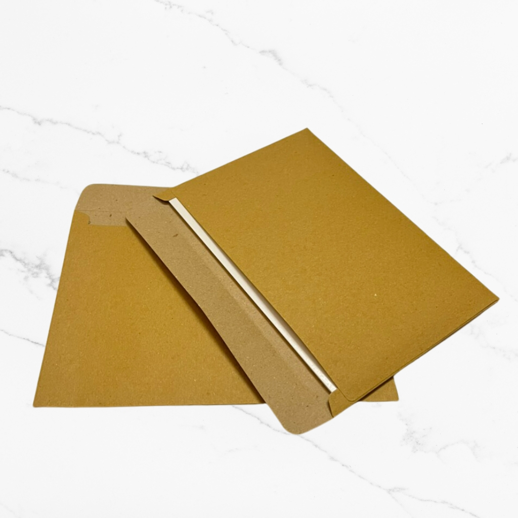 Phong bì kraft, bao thư kraft 16x23cm thiết kế nắp ngang phong cách vintage giá rẻ và chất lượng - INGIAREGOVAP