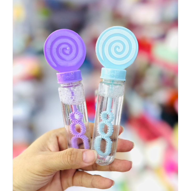 - Đồ Chơi Thổi Bong Bóng Xà Phòng Nước Mẫu Icon/Kẹo Lollipop Cute