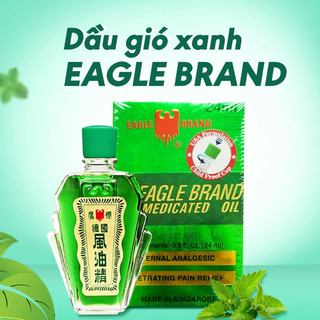 Dầu gió Con Ó 24ml - XANH LÁ (chai)