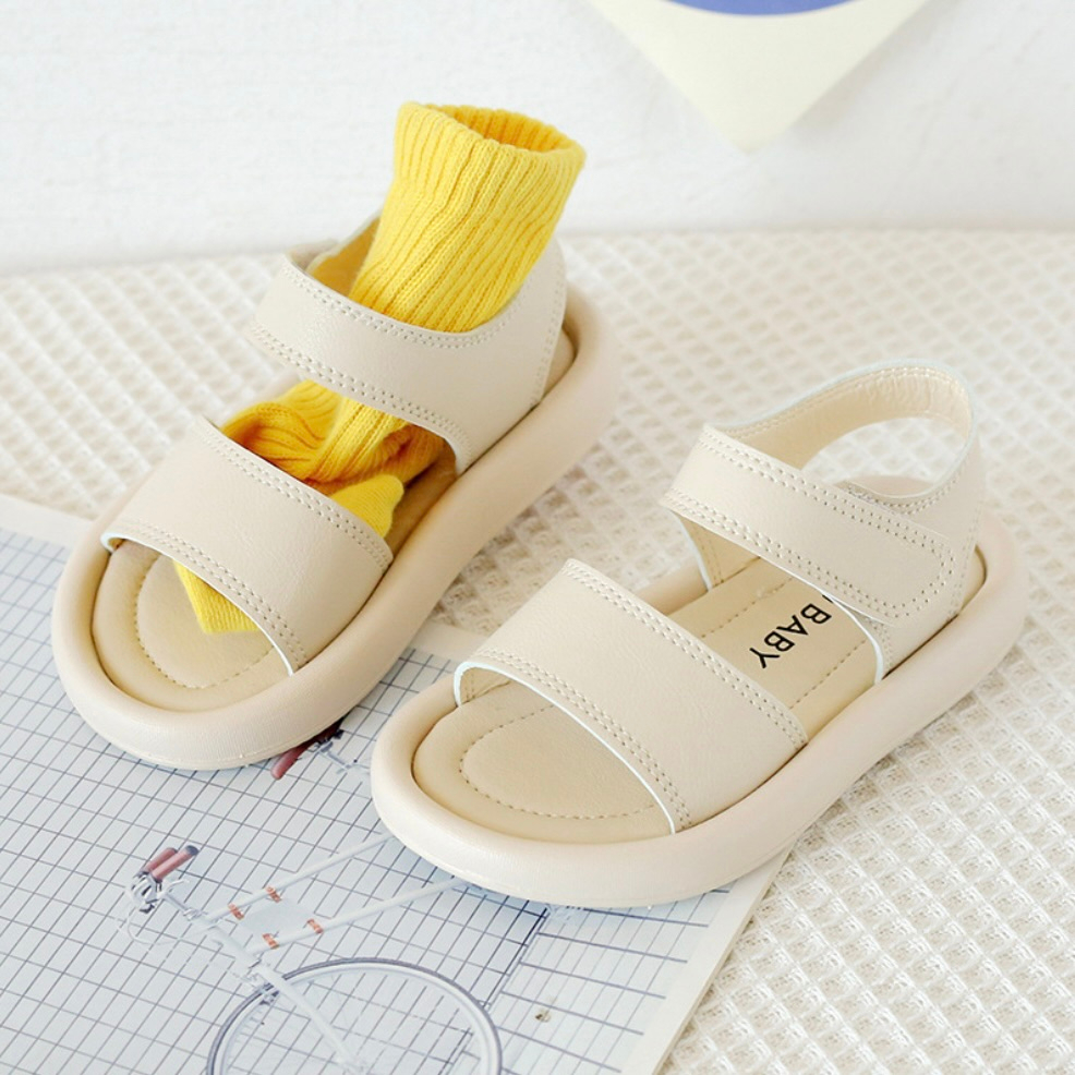 Sandal Cho Bé - Dép Sandal Da Quai Ngang Cho Bé Hàng Chính Hãng Loại 1 MG BABY Phong Cách Đơn Giản Phù Hợp Với Bé Trai