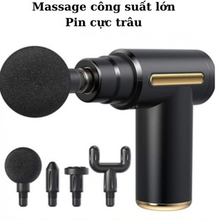 Máy Massage Cầm Tay Mini Công suất 1500, Massage Toàn Thân 6 Cấp Độ Chuyên Sâu Đa Năng