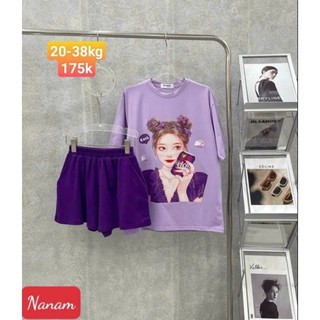 Set đùi bé gái size 4- 17 cho bé 9-39kg.size s-xxxl cho mẹ và bé 40-70kg