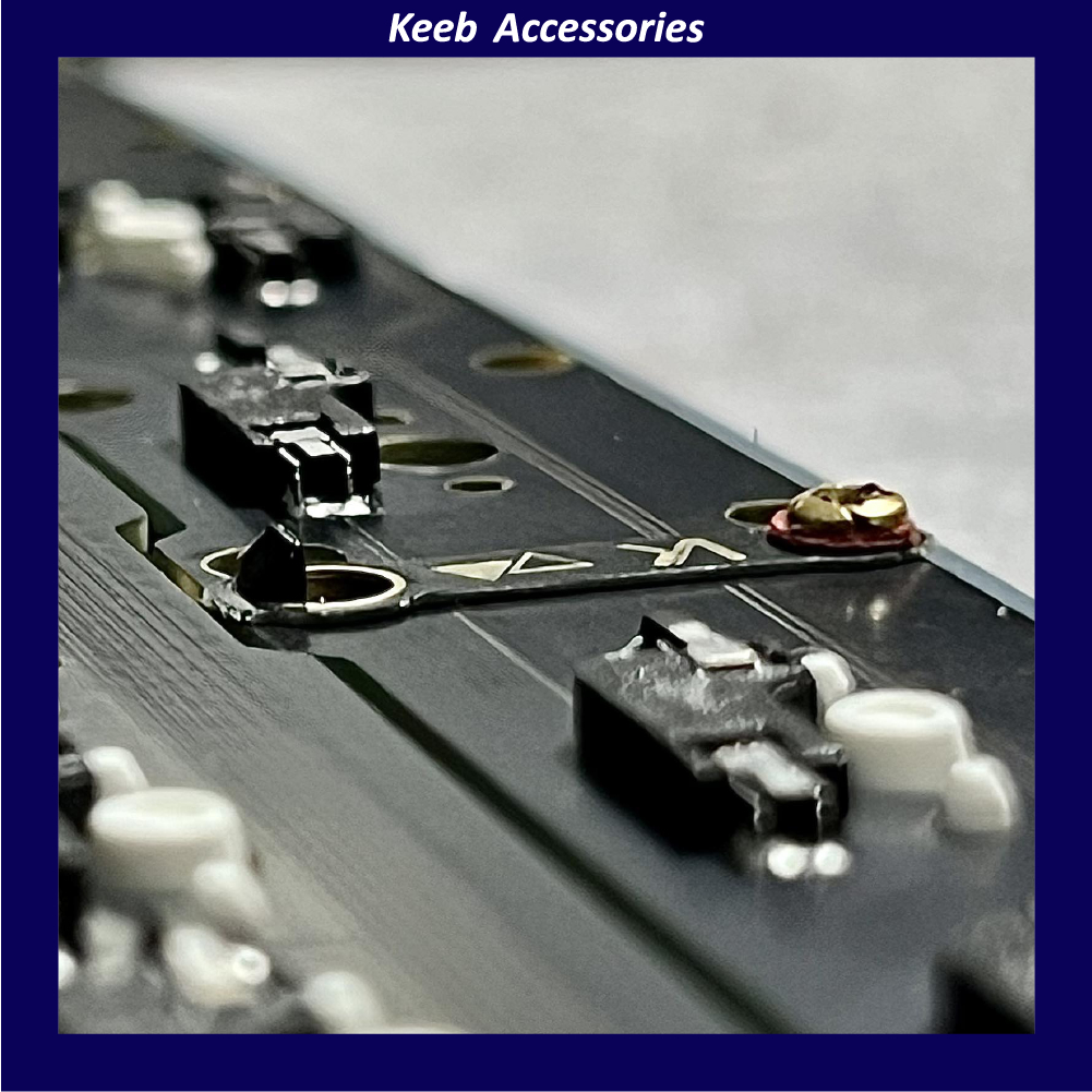 Đệm stab dùng cho bàn phím cơ hãng KA | Stabilizer PCB Mount Shimmer KA | Shim | PCB 1.2 mm