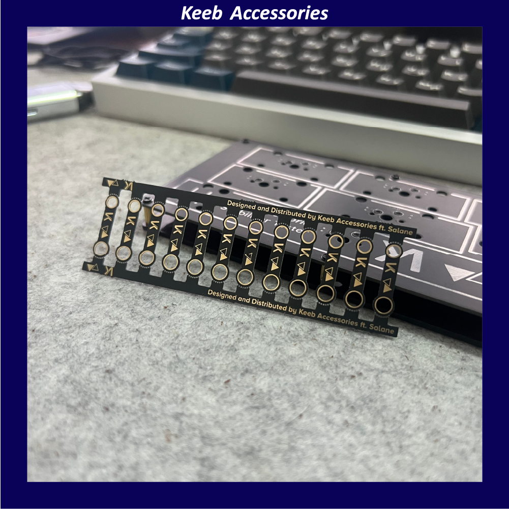 Đệm stab dùng cho bàn phím cơ hãng KA | Stabilizer PCB Mount Shimmer KA | Shim | PCB 1.2 mm