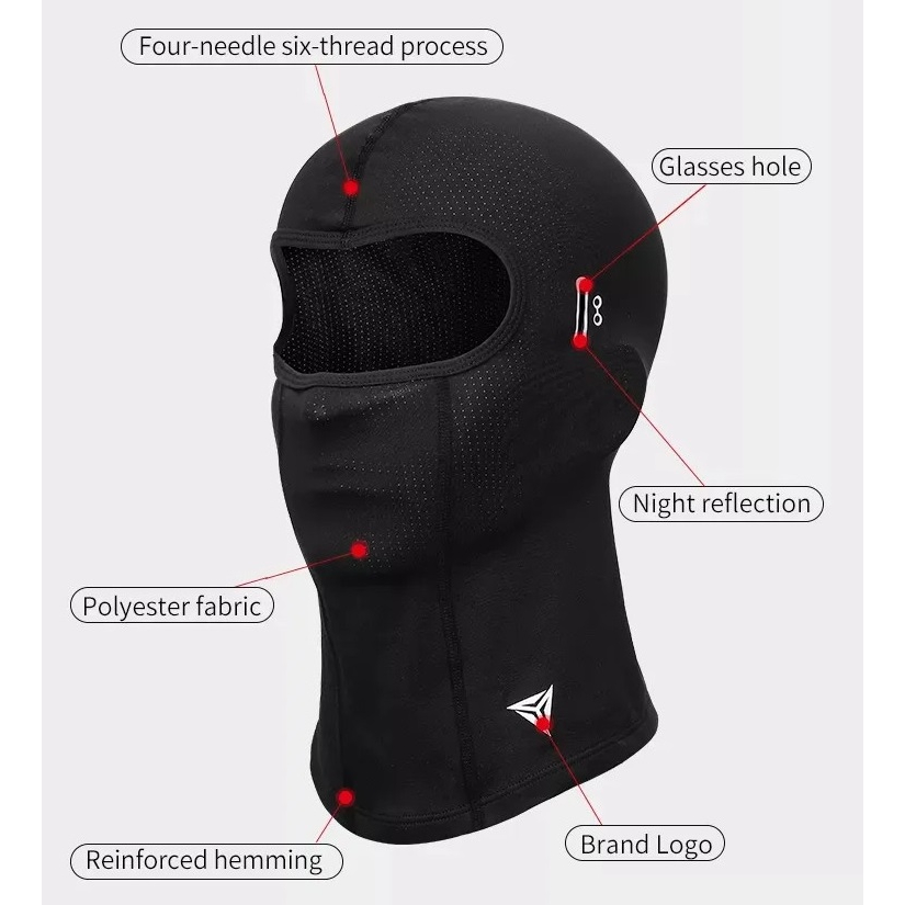 Khăn Trùm Đầu Ninja Motowolf MDL1921 Thiết Kế Dành Riêng Cho Người Đeo Kính - BikerSaiGon