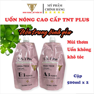  Uốn Nóng Cao Cấp TNT PLUS Thuốc Uốn Tóc TNT không cần canh mềm hoá giúp tóc uốn bồng bềnh và mềm mượt mùi thơm của TNT 